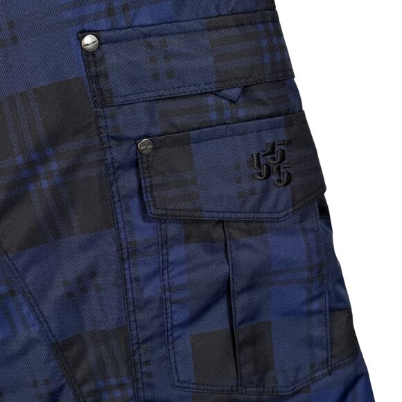 Triple Nickel 555 Youth SZ 12 Ski Pants Plaid Snowboard Insulated Zip Pockets - Picture 3 of 10